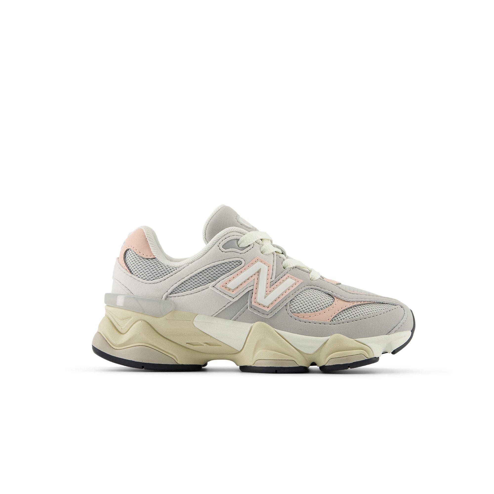 New Balance 9060 "Grey/Pink" Preschool Girls' Shoe